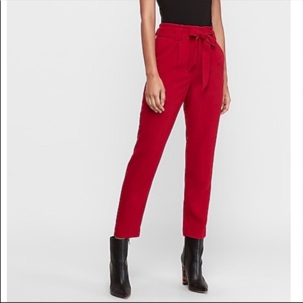 Express Ankle High Rise Dress Pants